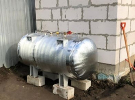 Наземный газгольдер 800 л с утеплением в Королёве